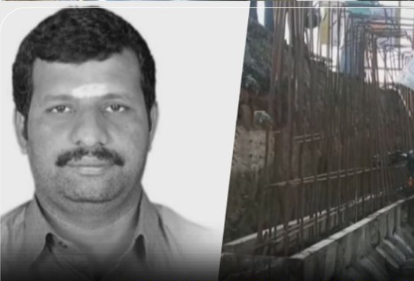 சாலையோர பள்ளத்தால் பறிபோன உயிர் - இருவர் கைது