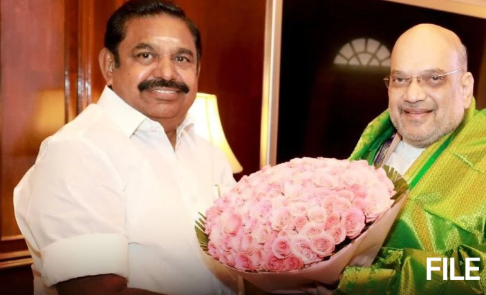 அமித்ஷா வீட்டில் எடப்பாடி பழனிசாமி!