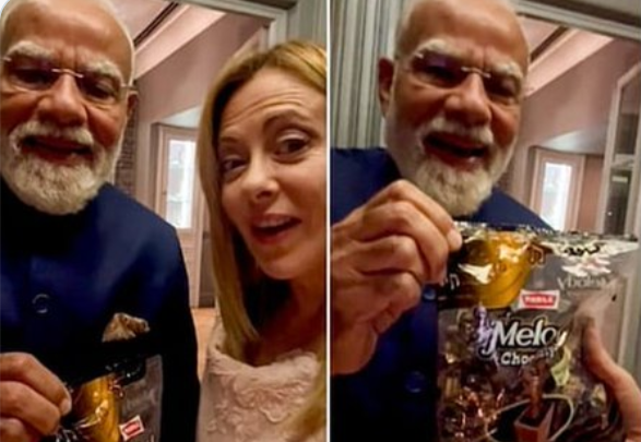 மோடி - மெலோனி வீடியோ எதிரொலி- 'மெலோடி' சாக்லேட் விற்பனை கிடுகிடு உயர்வு
