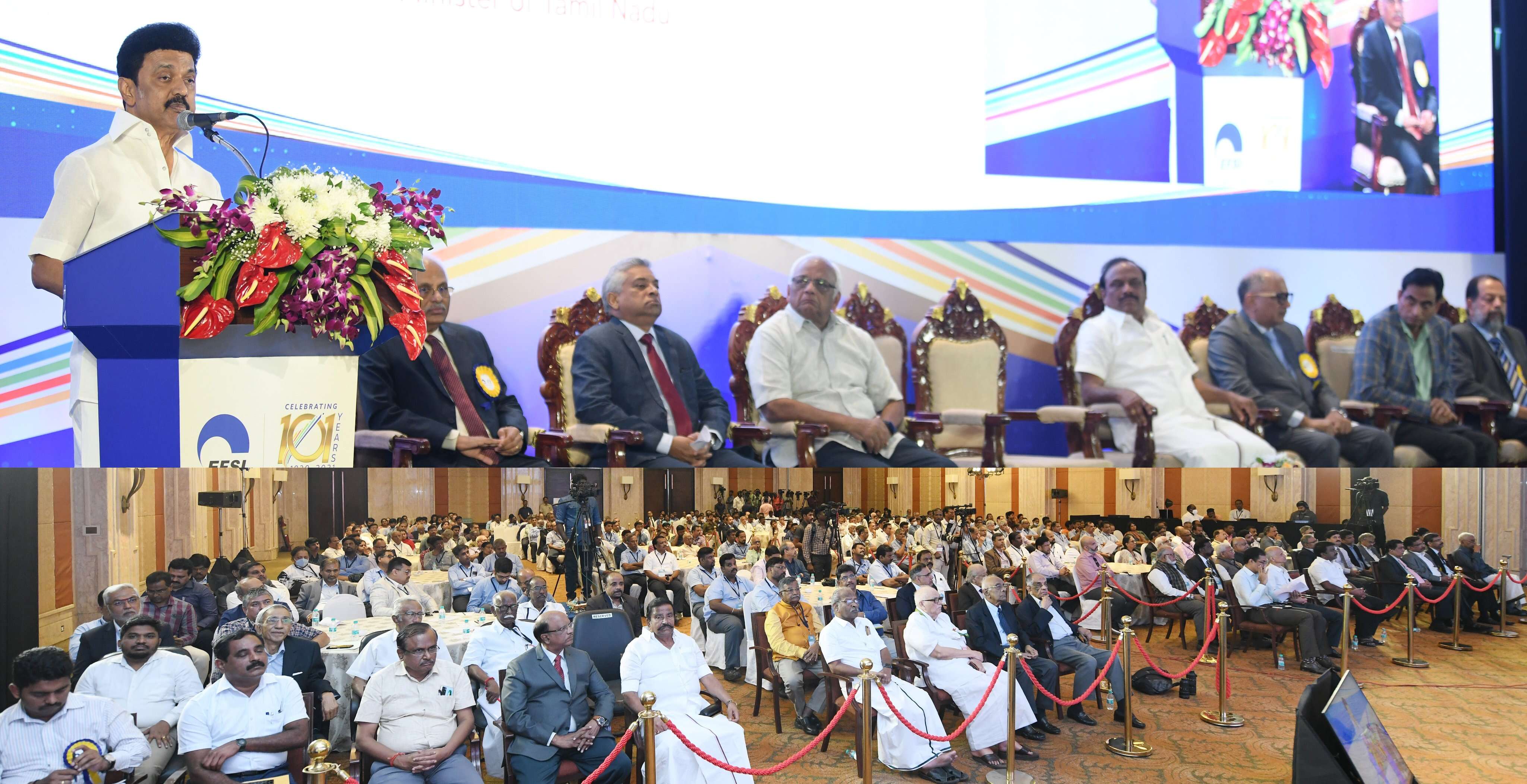 தொழில் நிறுவனங்களை ஈர்க்கும் மாநிலமாக தமிழ்நாடு இருக்கிறது - முதலமைச்சர் பேச்சு