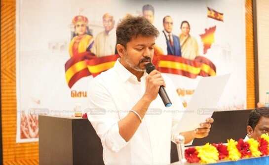தவெக தலைவர் விஜய் உடன் நிர்வாகிகள் சந்திப்பு