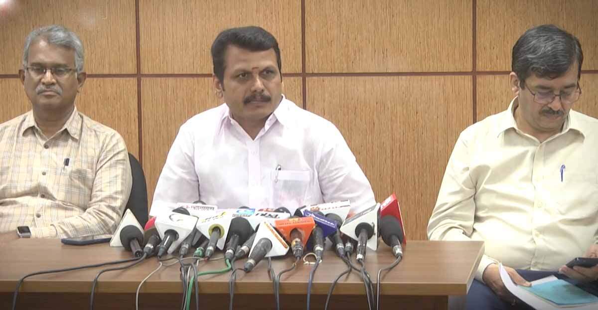 ஆம்பளையா இருந்தா... செந்தில்பாலாஜி ஆவேசம்