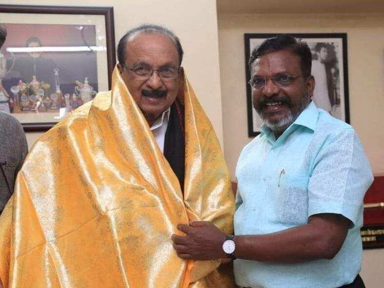 வைகோவுடன் திருமாவளவன் சந்திப்பு