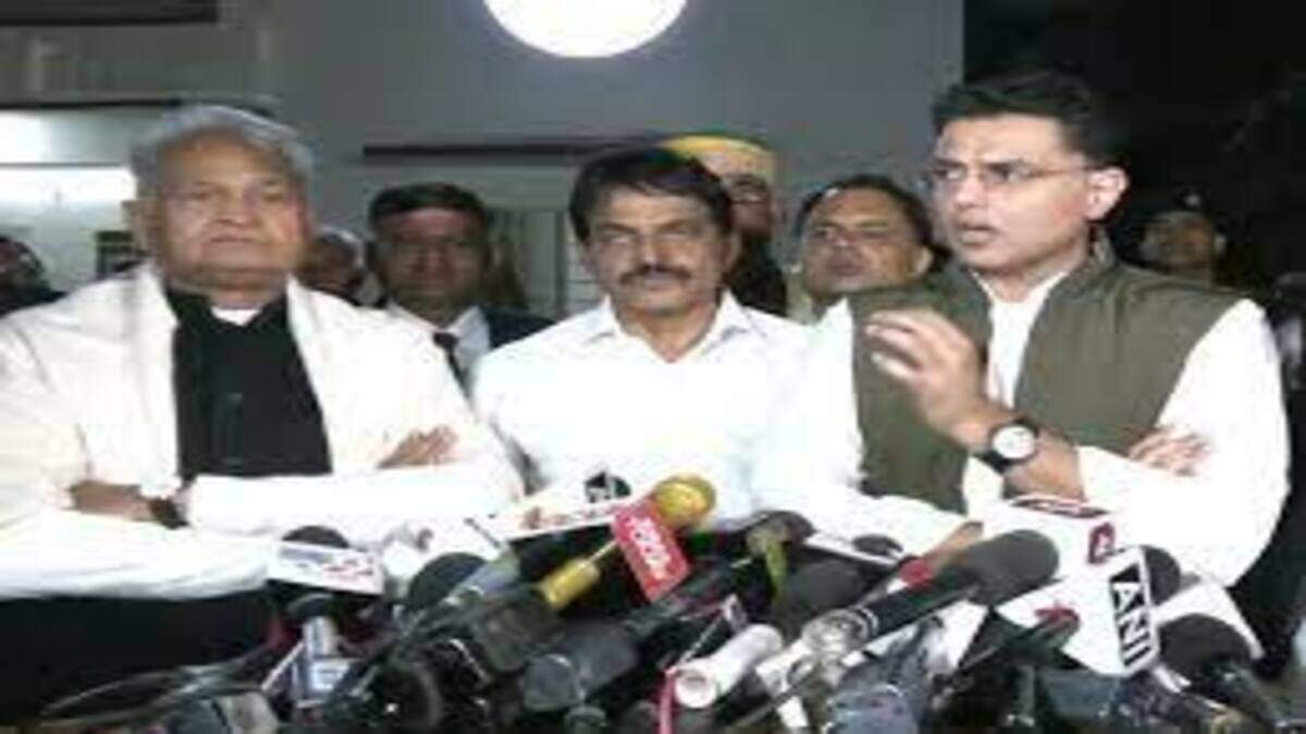 நாங்கள் ஒற்றுமையாக இருக்கிறோம்.. ஒன்றாக செய்தியாளர்களை சந்தித்த அசோக் கெலாட்-சச்சின் பைலட்