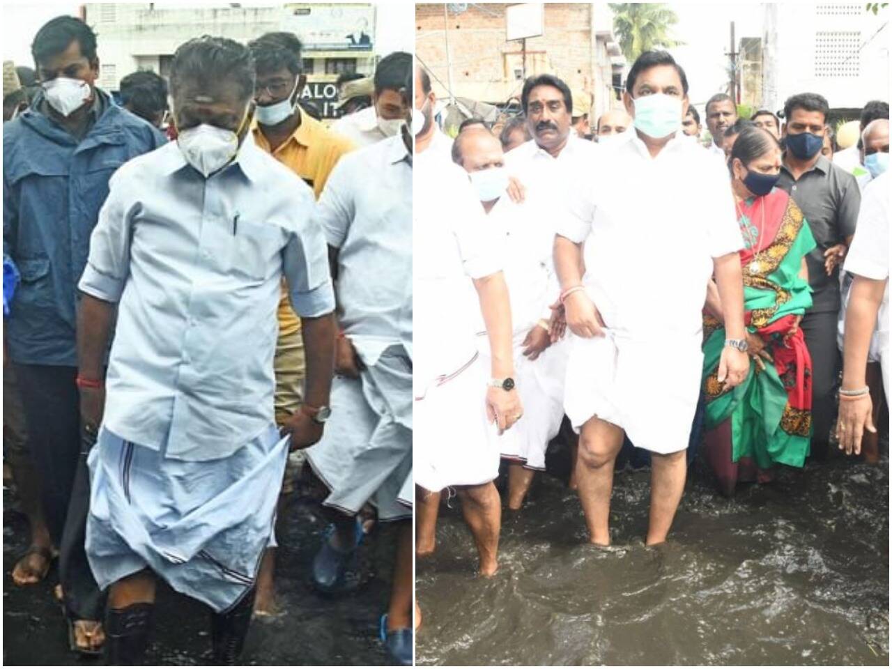 களத்தில் இறங்கிய ஓபிஎஸ் - ஈபிஎஸ் : சென்னையில் பல இடங்களில் நேரில் ஆய்வு!!