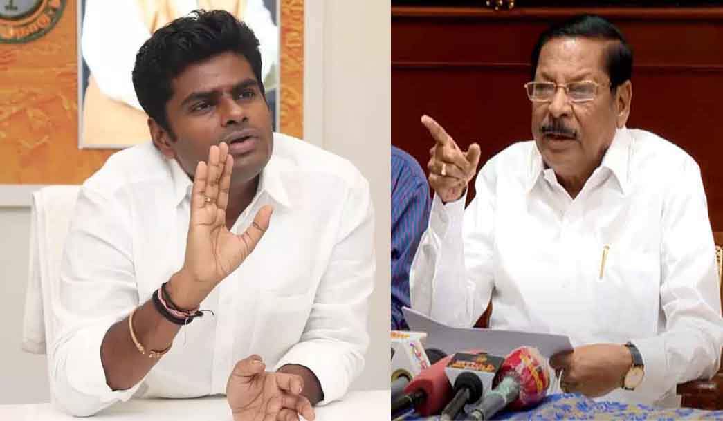 ’’நீ உள்ளே போயிடுவ..சின்ன பையன்னு விட்டு வச்சிருக்கேன்.. ’’ -அண்ணாமலையை எச்சரிக்கும் ஆர்.எஸ்.பாரதி