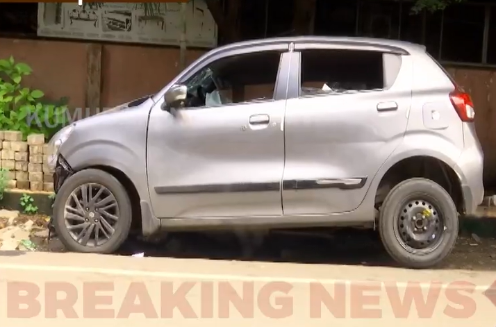 கார் மீது பெட்ரோல் குண்டு வீச்சு! சென்னையில் பரபரப்பு