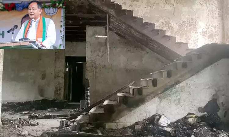 மணிப்பூரில் தொடரும் பதற்றம்! மத்திய அமைச்சரின் வீட்டிற்கு தீ வைப்பு