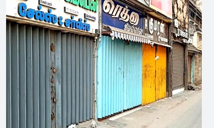 விஜயகாந்த் மறைவையொட்டி சீர்காழியில் கடையடைப்பு