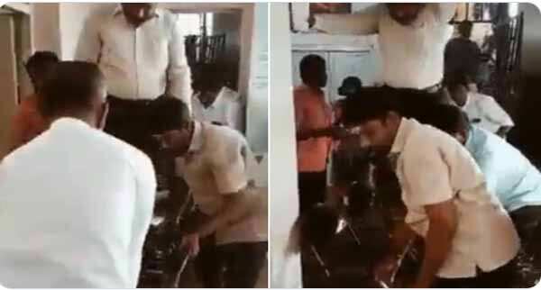 திருமாவின் கால்களை பார்த்துவிட்டு அப்புறம் பேசுங்கள் - வீடியோ எழுப்பிய சலசலப்புக்கு விசிகவினர் விளக்கம்