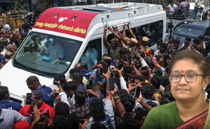 விஜய் மீது வழக்கு பதிவு செய்தது ஏன்?- தலைமை தேர்தல் அதிகாரி அர்ச்சனா பட்நாயக் கேள்வி