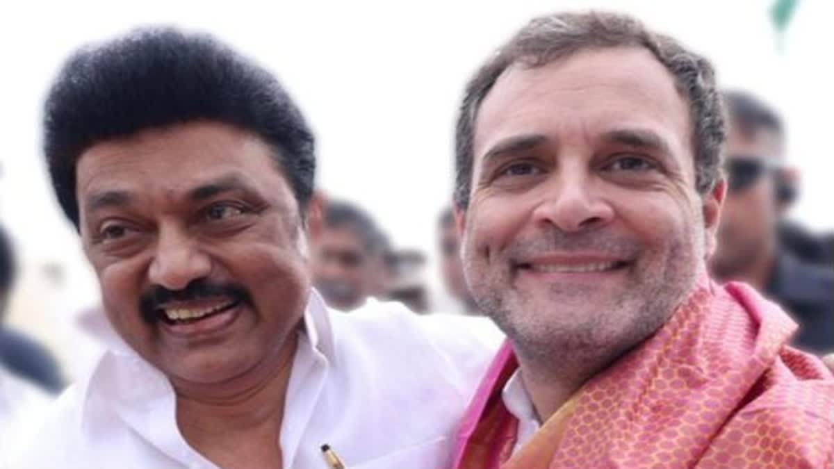 விஜய்க்கு பதிலடி கொடுக்கிறாரா ஸ்டாலின்? ஒரே மேடையில் ஸ்டாலின் - ராகுல் காந்தி!