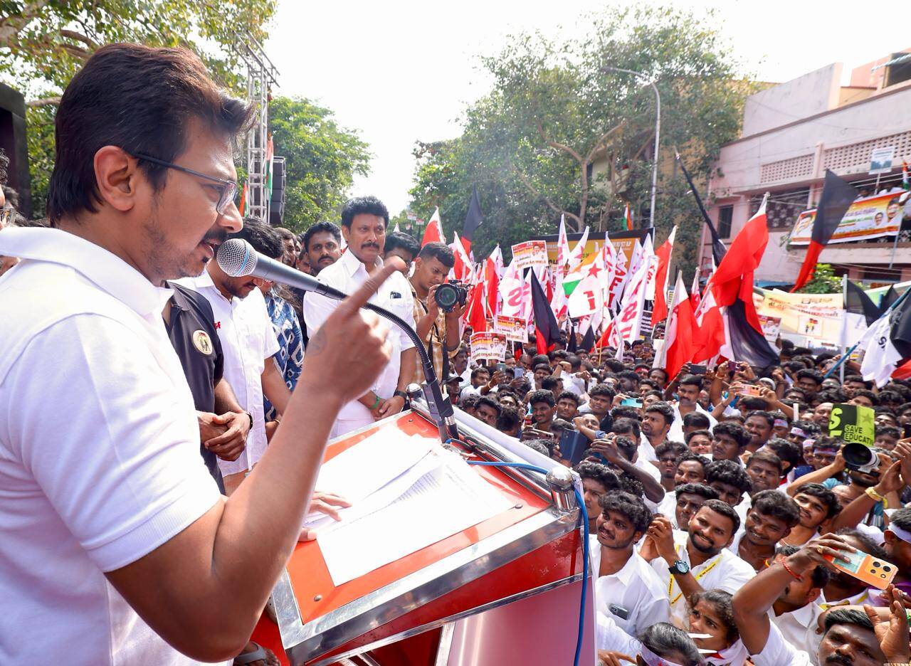 பாஜகவின் பாசிச அடக்குமுறைகளை முறியடிப்போம் - அமைச்சர் உதயநிதி ஸ்டாலின்