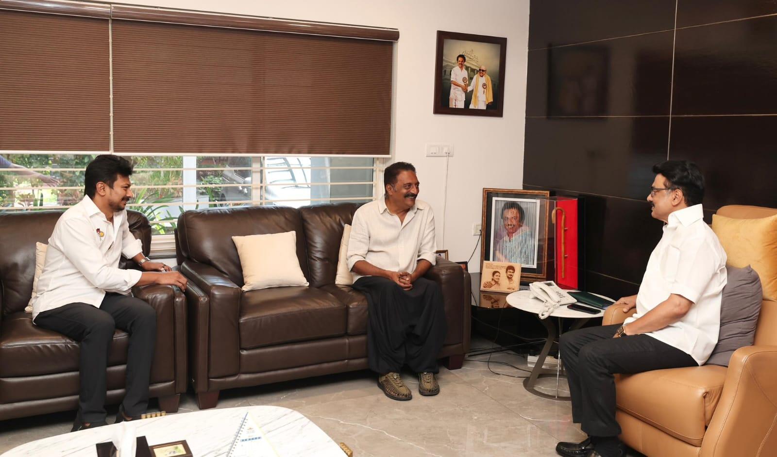 தமிழ்நாடு முதலமைச்சர் மு.க.ஸ்டாலினுடன் நடிகர் பிரகாஷ் ராஜ் சந்திப்பு!