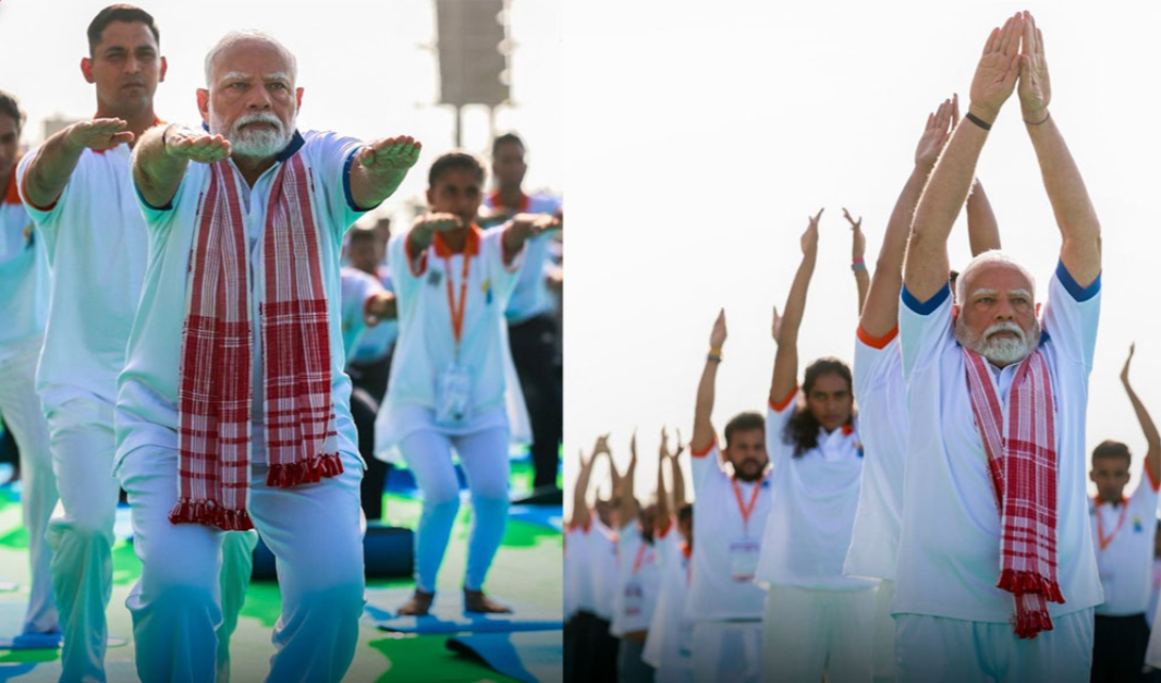 மனதை ஆசுவாசப்படுத்த, சமாதானப்படுத்த யோகா உதவும்- மோடி