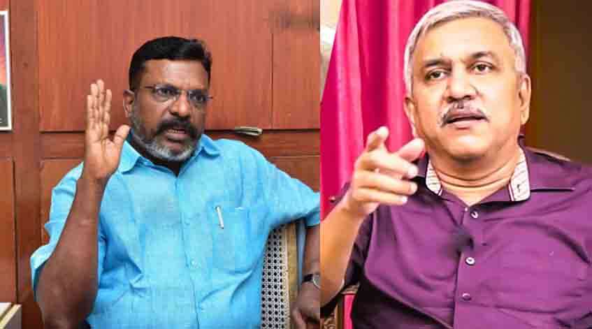 அந்த கும்பலின் அக்மார்க் தயாரிப்பு தான் திருமாவளவன் - பாஜக கடும் தாக்கு