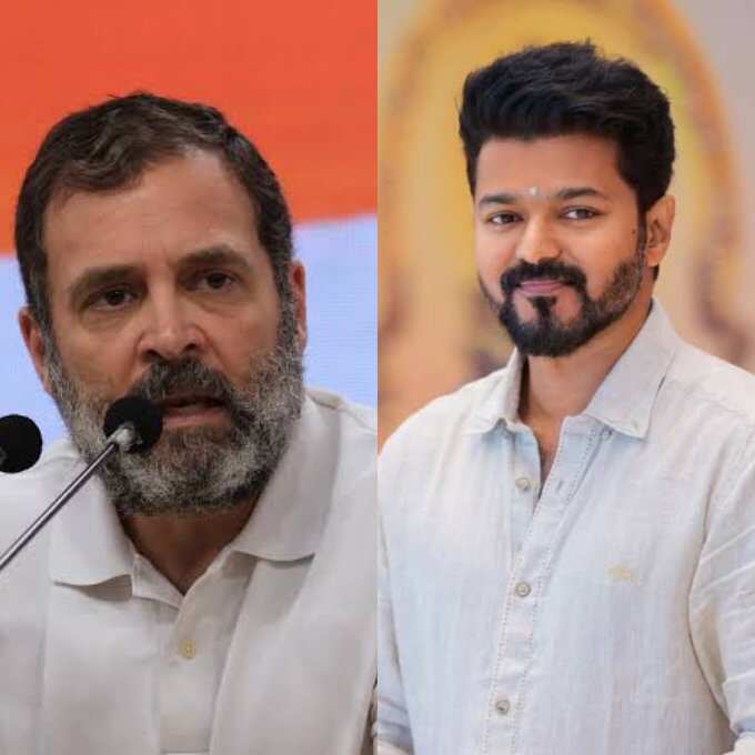 ராகுல்காந்திக்கு தவெக தலைவர் விஜய் வாழ்த்து