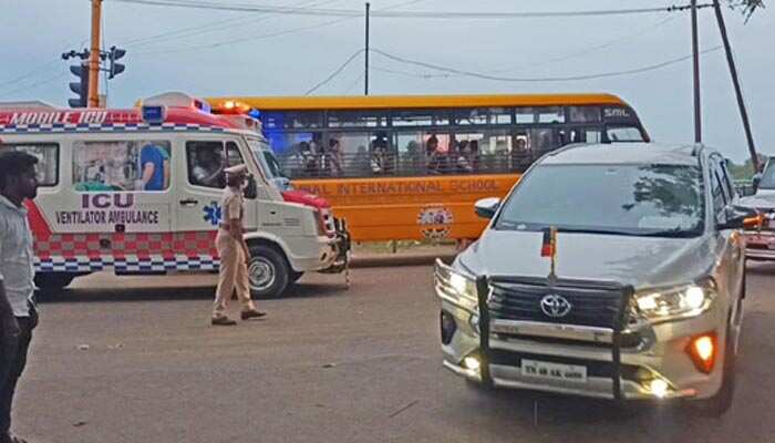 அமைச்சர் காருக்காக பலமணி நேரம் ஆம்புலன்ஸை காக்க வைத்த போலீசார்!