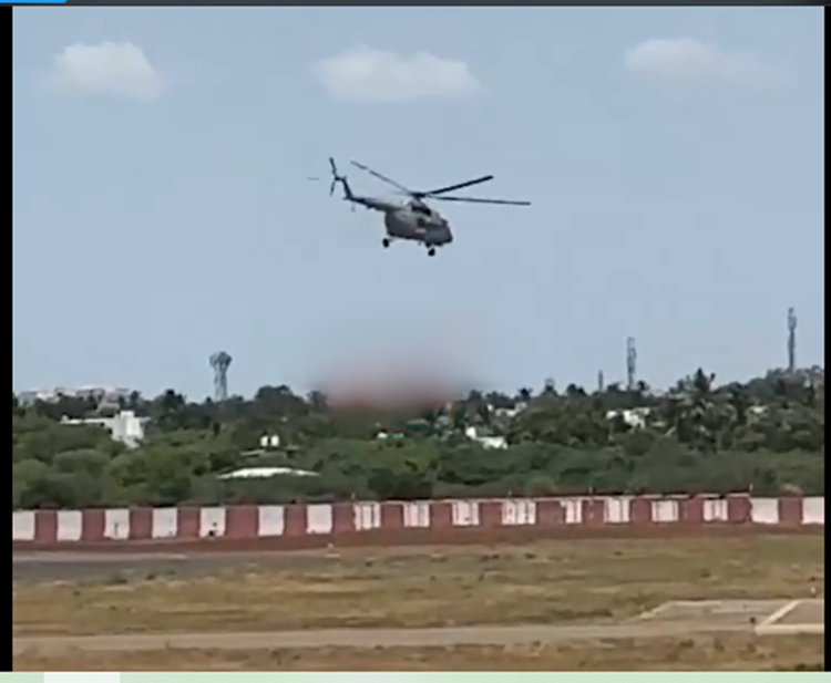 ஹெலிகாப்டரில் கங்கைகொண்ட சோழபுரம் புறப்பட்டுச் சென்ற பிரதமர் மோடி..!!