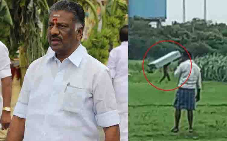 ஓபிஎஸ் போனதும் பீரோவை தூக்கிக்கொண்டு ஓடிய தொண்டர்