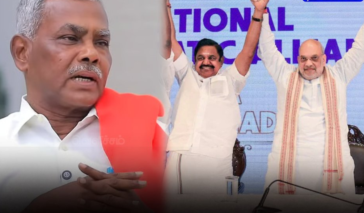 “அதிமுக - பாஜக கூட்டணி ஆட்சி என்றால், அது கேடு விளைவிக்கும் ஆட்சியாக இருக்கும்”- சண்முகம்