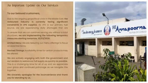 கோவை அன்னபூர்ணா ஹோட்டலில் குறைக்கப்பட்ட உணவுகள்..!