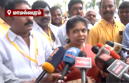 “ஒரு சிலரின் தூண்டுதலால் பாமகவில் பிரச்னை” - திலகபாமா