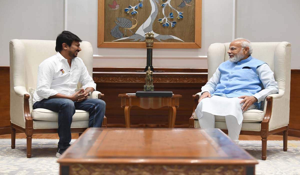 20 நிமிடங்களுக்கு மேல் நீடித்த சந்திப்பு: பிரதமருடன் என்ன பேசினார் உதயநிதி?