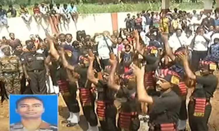 மேஜர் ஜெயந்தின் உடலுக்கு ராணுவ மரியாதையுடன் இறுதிச் சடங்கு