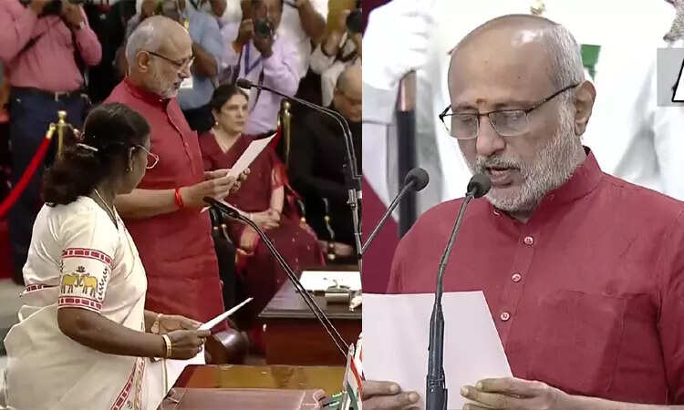 துணை ஜனாதிபதியாக பதவியேற்றார் சி.பி.ராதாகிருஷ்ணன்..!