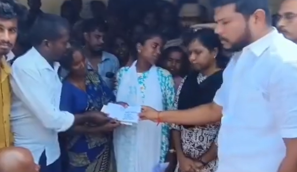 உயிரிழந்த செவிலியர் மாணவியின் சகோதரிக்கு தற்காலிக அரசு வேலை