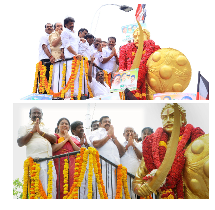 அழகுமுத்துக்கோன் பிறந்தநாள் - ஓபிஎஸ், ஈபிஎஸ் மரியாதை!!