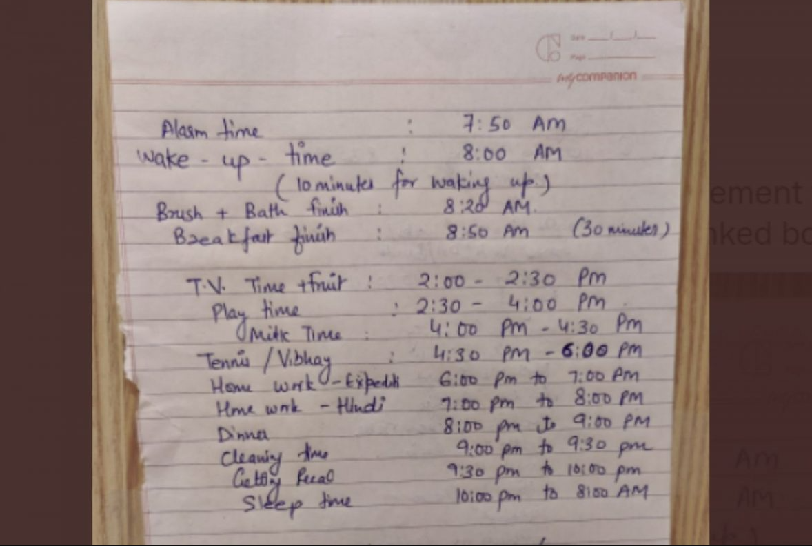 6 வயது சிறுவனின் ஒப்பந்தம் - அழாமல் இருந்தால் ரூ.100 பரிசு தரும் தந்தை!