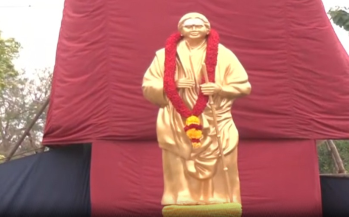 கே.பி.சுந்தராம்பாள் சிலையை முதல்வர் திறந்துவைத்தார்