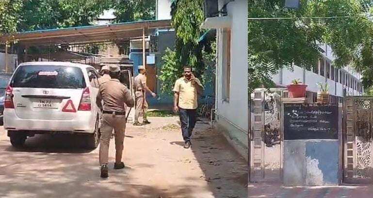 தனியார் பள்ளியில் 8ம் வகுப்பு மாணவருக்கு அரிவாள் வெட்டு - சக மாணவன் போலீசில் சரண்!