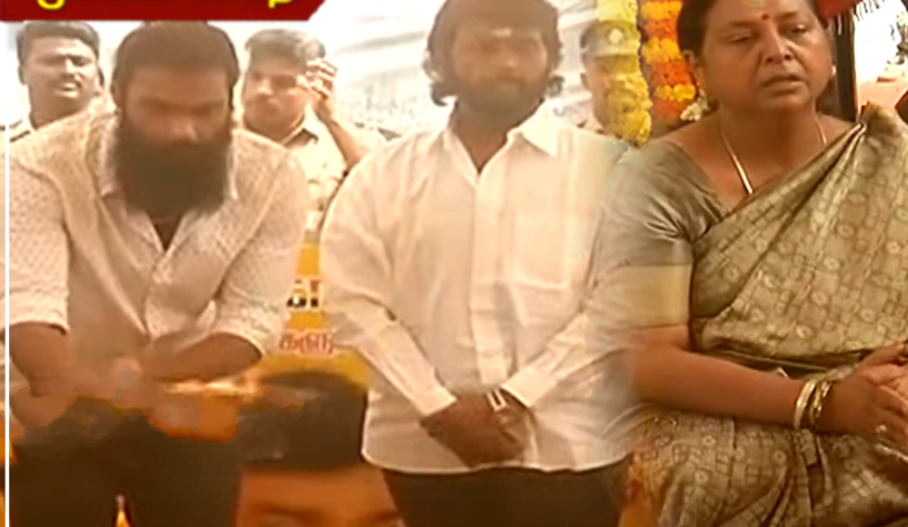 புத்தாண்டில் விஜயகாந்த் நினைவிடத்தில் பிரேமலதா அஞ்சலி