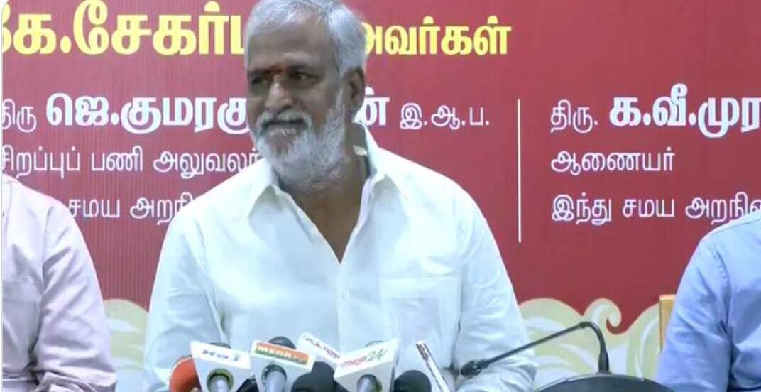 “இந்தி பேசும் மக்களும் மனிதர்கள் தான்”- சேகர்பாபு