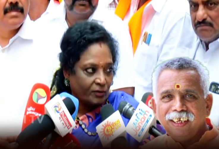 “கேசவ விநாயகம் மீது எந்த விமர்சனமும் இல்லை! யதார்த்தமாக மாற்றப்பட்டுள்ளார்... இதைவிட முக்கியமான பணிக்கு செல்கிறார்”- தமிழிசை