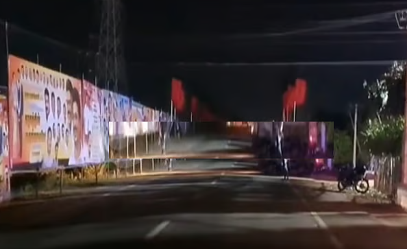 தஞ்சையில் பயங்கரம்..! - உதயநிதி ஸ்டாலின் பங்கேற்கும் விழாவுக்காகக் கொடி நடும்போது மின்சாரம் பாய்ந்து 2 பேர் பலி..!