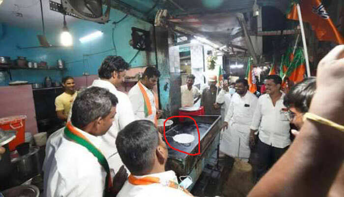 தோசை சுட்டார்! அண்ணாமலை மாட்டிக்கிட்டார்