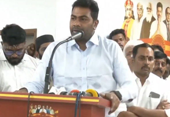“எடப்பாடி வெளியிடும் அறிக்கையே அறிவாலயத்தில்தான் டைப் செய்யப்படுகிறது” - ஆதவ் அர்ஜூனா