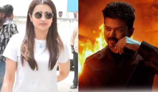 #JUST IN : ஜனநாயகன் படத்தை பார்க்க நடிகை திரிஷா வருகை..!