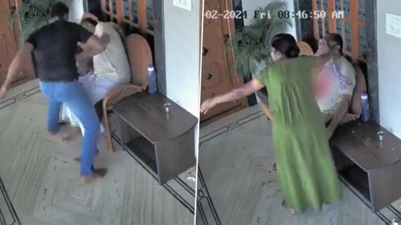 சொத்திற்காக அப்பாவை கொடூரமாக தாக்கிய மகன்..நெஞ்சை உலுக்கும் வீடியோ!!