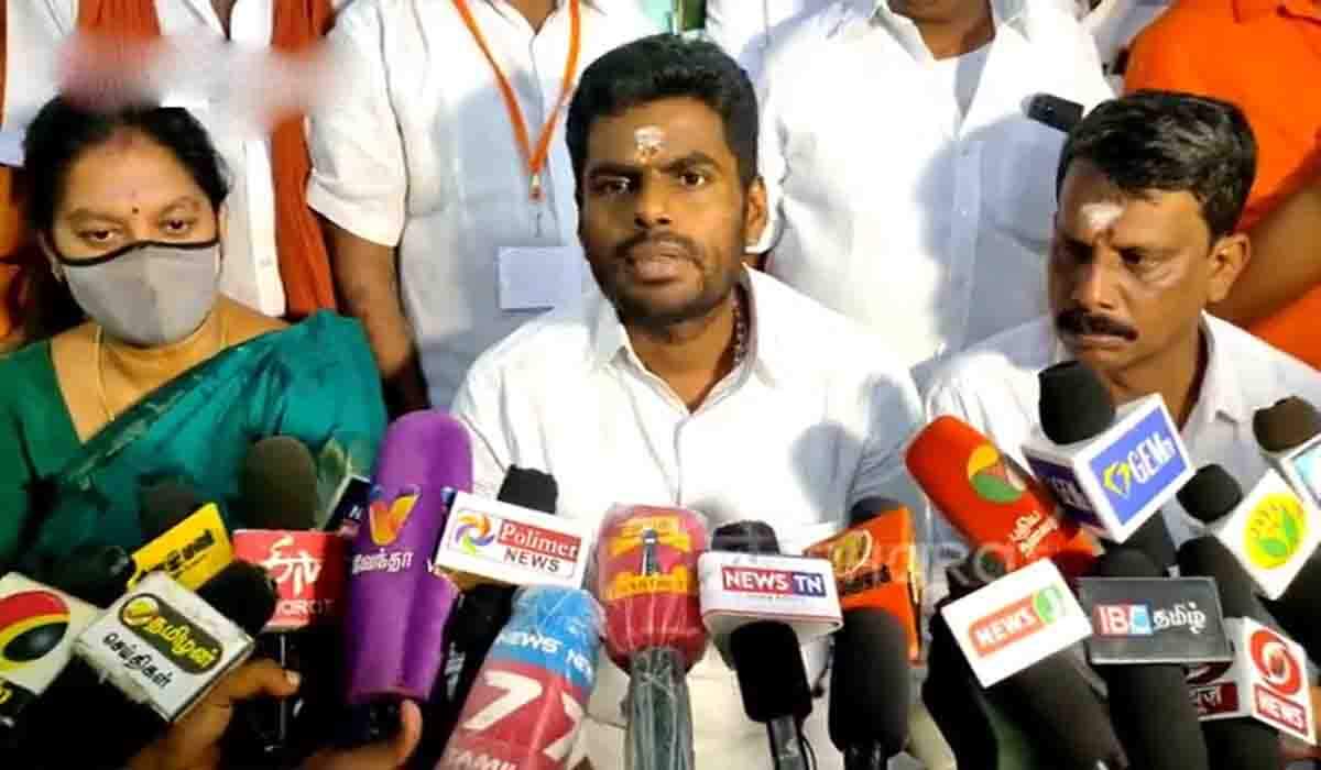 பட்டைய போட்டு நல்லவன் மாதிரி நடிக்க வேண்டாம்; கடந்த காலம் எல்லோருக்கும் தெரியும் - அமைச்சரை விளாசிய அண்ணாமலை