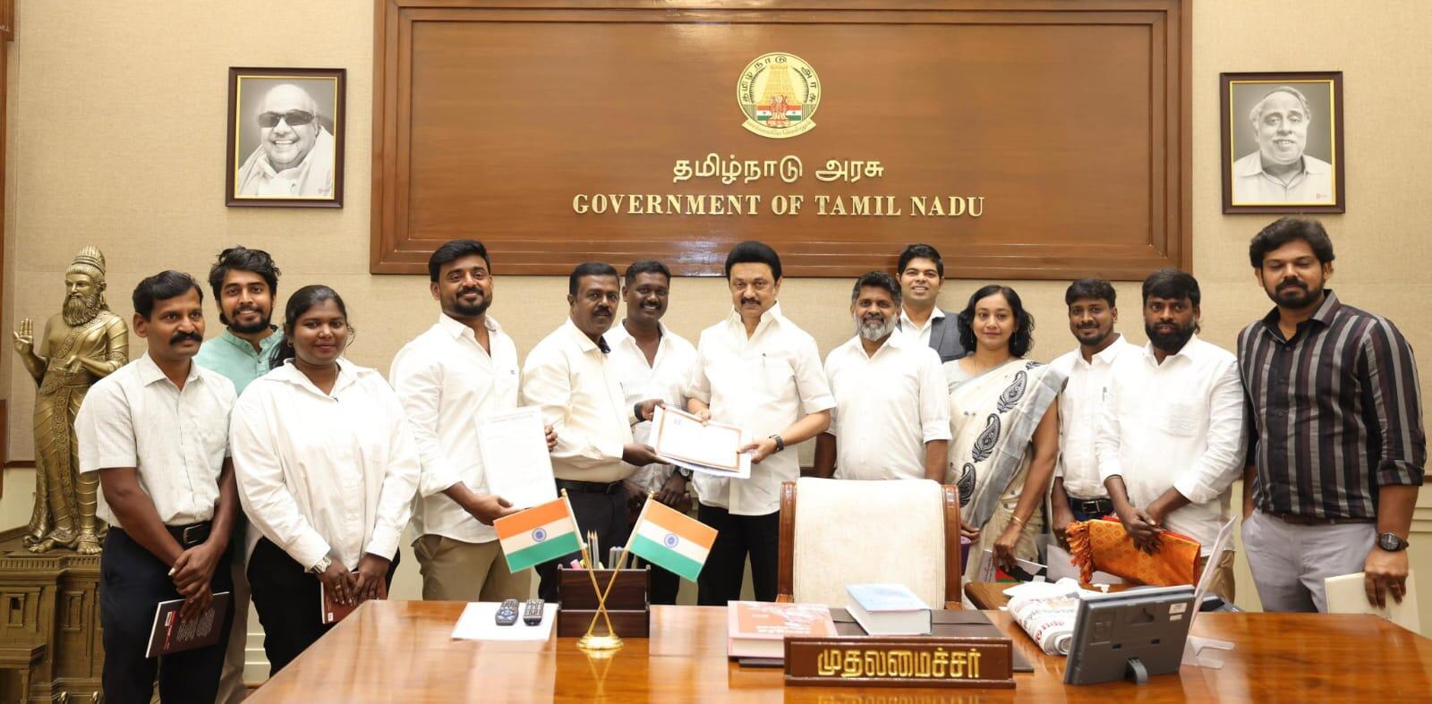 சென்னை பத்திரிகையாளர் மன்றத்தின் புதிய நிர்வாகிகளுக்கு முதலமைச்சர் மு.க.ஸ்டாலின் வாழ்த்து!