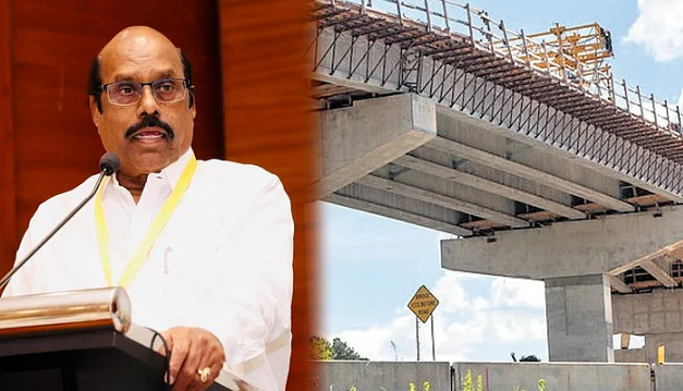 தமிழ்நாட்டின் நீளமான மேம்பாலம் ஜனவரியில் திறப்பு - அமைச்சர் எ.வ.வேலு..!