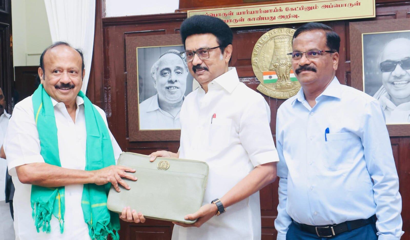 பல்வேறு முத்தான திட்டங்களுடன் வேளாண் பட்ஜெட் தாக்கல் - முதலமைச்சர் மு.க.ஸ்டாலின்!