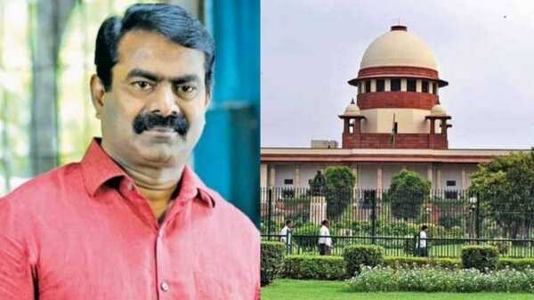 சீமான் வழக்கை விசாரிக்க உச்சநீதிமன்றம் தடை!