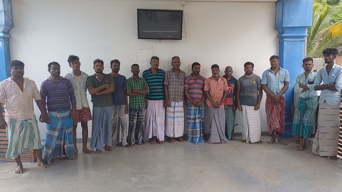 தமிழக மீனவர்கள் 15 பேர் விடுவிப்பு