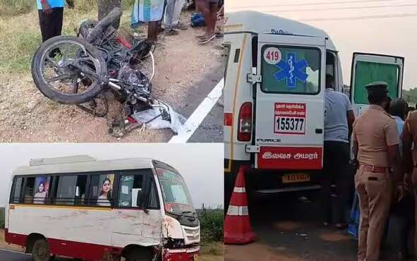 தூத்துக்குடி அருகே வேன் - பைக் நேருக்கு நேர் மோதல்! ஒரே குடும்பத்தைச் சேர்ந்த 5 பேர் சம்பவ இடத்திலேயே பலி..!